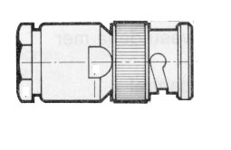Connecteur BNC m�le 6mm