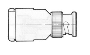 Connecteur BNC m�le pour cable 11mm