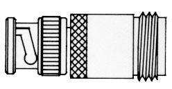 Adaptateur BNC male/ N fem