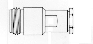 Connecteur N femelle pour 6mm