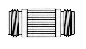 Raccord droit femelle/femelle