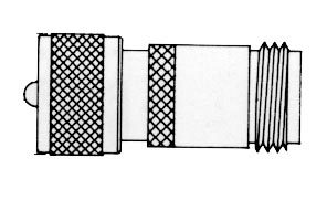 Adaptateur UHF m�le / N fem